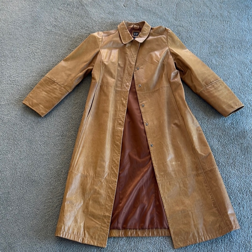 Vintage Gap Leather Trench